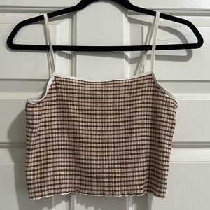 Oak+Fort plaid tank top